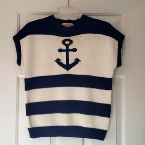 Jantzen Nautical Sweater, Medium, Vintage